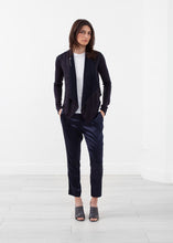 Load image into Gallery viewer, Draped Neck Cardigan - violet