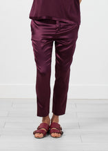 Load image into Gallery viewer, Silk Pullup Pant - black