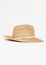 Load image into Gallery viewer, Wrapped Up Hat in Straw/White - white
