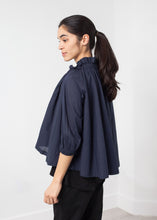 Load image into Gallery viewer, Ruffled Cabin Top - black
