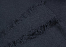 Load image into Gallery viewer, Giant Throw Scarf in Slate - black