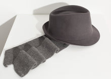 Load image into Gallery viewer, Kate Hat in Steel Grey - yellow