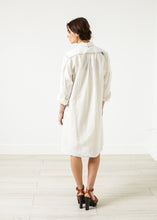 Load image into Gallery viewer, Pleated Sleeve Tunic in White - pink
