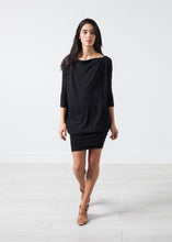 Load image into Gallery viewer, Tapered Boat Neck Dress - white
