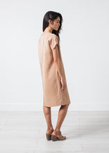 Load image into Gallery viewer, Philomene Dress in Camel - purple
