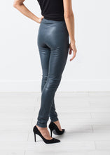 Load image into Gallery viewer, Elenaso Leather Trouser in Cool Grey - orange
