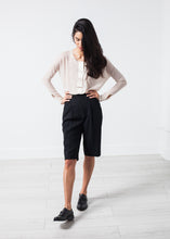 Load image into Gallery viewer, Woven Shorts in Black - white
