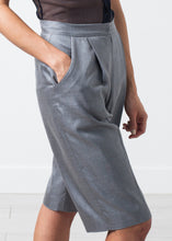 Load image into Gallery viewer, Silk Shorts in Grey - black
