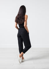 Load image into Gallery viewer, Fancy Wool Pant in Black - purple
