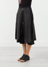 Load image into Gallery viewer, Leather Drop Crotch Pants - blue
