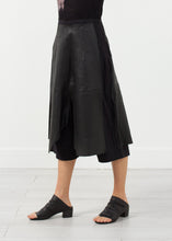 Load image into Gallery viewer, Leather Drop Crotch Pants - blue
