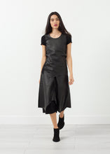 Load image into Gallery viewer, Leather Drop Crotch Pants - blue
