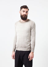 Load image into Gallery viewer, Mottled Cashmere Crewneck - black
