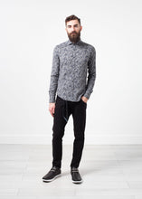 Load image into Gallery viewer, Western Arkansas Button-Up in Grey Floral - apricot
