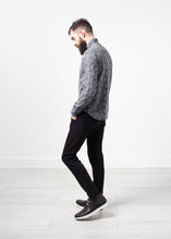 Load image into Gallery viewer, Western Arkansas Button-Up in Grey Floral - apricot
