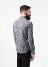 Load image into Gallery viewer, Western Arkansas Button-Up in Grey Floral - apricot
