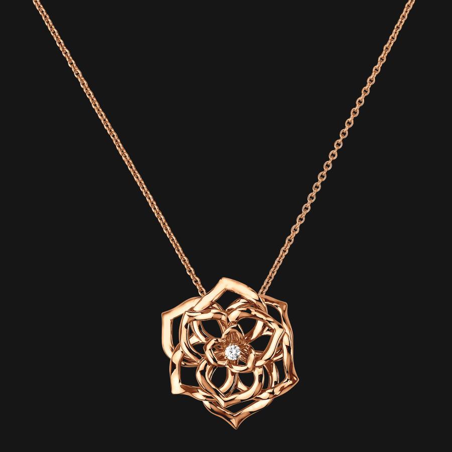18k Bloom Pendant - orange