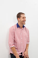 Load image into Gallery viewer, Luke Shirt in Red Stripe - purple
