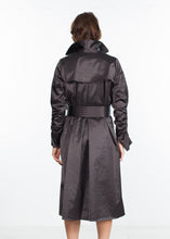Load image into Gallery viewer, Trench Coat in Black - brown
