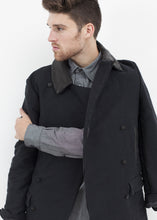 Load image into Gallery viewer, Taban Coat in Black - blue
