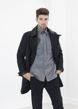 Load image into Gallery viewer, Taban Coat in Black - blue
