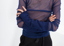 Load image into Gallery viewer, Pikki Mittens in Blue - purple
