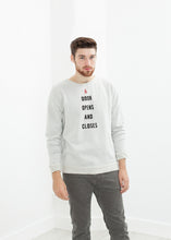 Load image into Gallery viewer, Vintage Sweatshirt in Light Grey - blue
