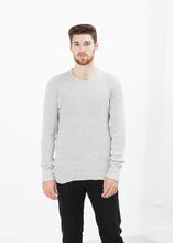 Load image into Gallery viewer, Waffle Knit Long Sleeve Tee - violet
