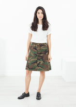 Load image into Gallery viewer, Military Skirt in Camo - violet
