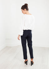 Load image into Gallery viewer, Patch Pocket Pant in Navy - orange
