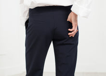 Load image into Gallery viewer, Patch Pocket Pant in Navy - orange
