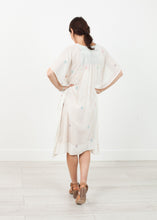 Load image into Gallery viewer, Floral Tent Dress in White - red
