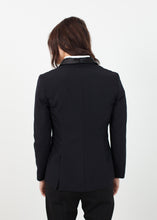 Load image into Gallery viewer, Shawl Collar Blazer in Black - white
