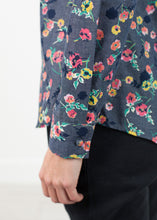 Load image into Gallery viewer, Long Sleeve Blouse in Black/Floral - pink
