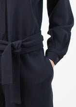 Load image into Gallery viewer, Worker Jumpsuit in Navy - apricot
