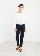 Load image into Gallery viewer, Patch Pocket Pant in Navy - orange
