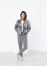 Load image into Gallery viewer, Deione Coat in Graphite Floral - violet
