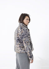 Load image into Gallery viewer, Deione Coat in Graphite Floral - violet
