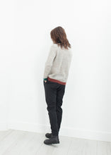 Load image into Gallery viewer, Girlfriend Trouser in Black - pink
