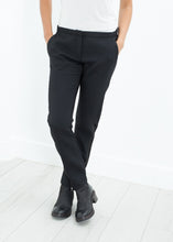 Load image into Gallery viewer, Side Zip Slim Pant in Black - purple
