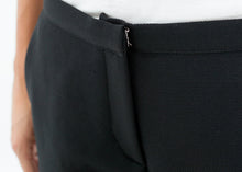 Load image into Gallery viewer, Side Zip Slim Pant in Black - purple
