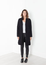 Load image into Gallery viewer, Zoulou Coat in Black - white
