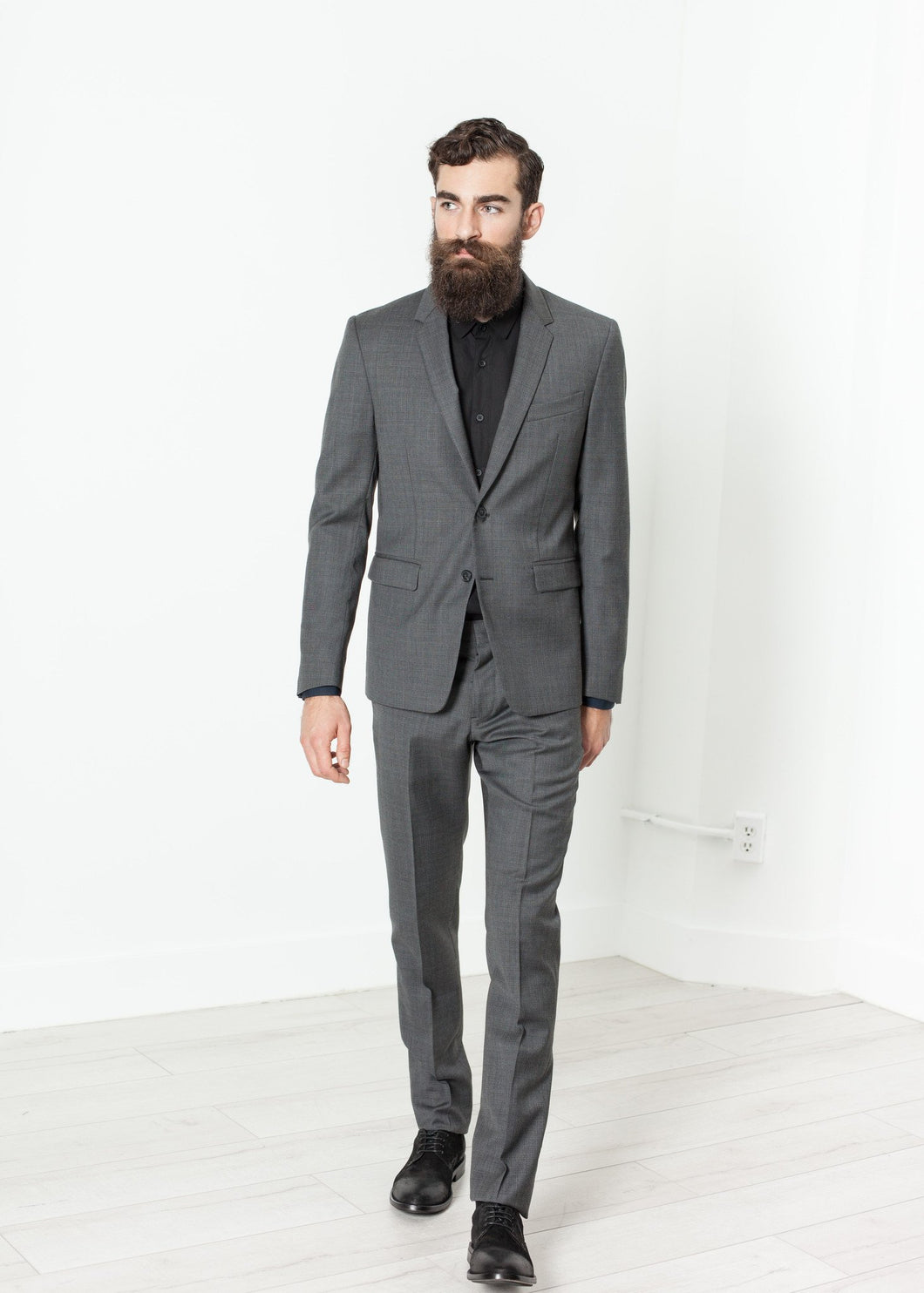 Men's Completo Suit in Grey - brown