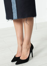 Load image into Gallery viewer, Denim Dress in Denim - orange
