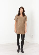 Load image into Gallery viewer, Leather Front Tunic - gray

