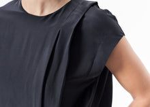 Load image into Gallery viewer, Elvira Dress in Black - yellow
