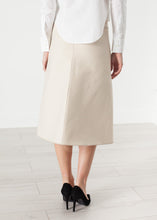 Load image into Gallery viewer, Tulle Pleat Skirt in Cream - blue
