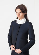 Load image into Gallery viewer, Weave Jacket in Black/Blue - gray
