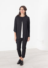 Load image into Gallery viewer, Unbalanced Cardigan in Black - gray
