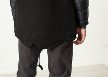 Load image into Gallery viewer, Hooded Parka in Black - blue

